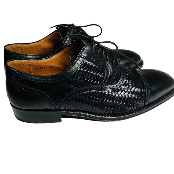 Magnanni Ligo Cuero Woven Shoes Black Size 8 main image 6